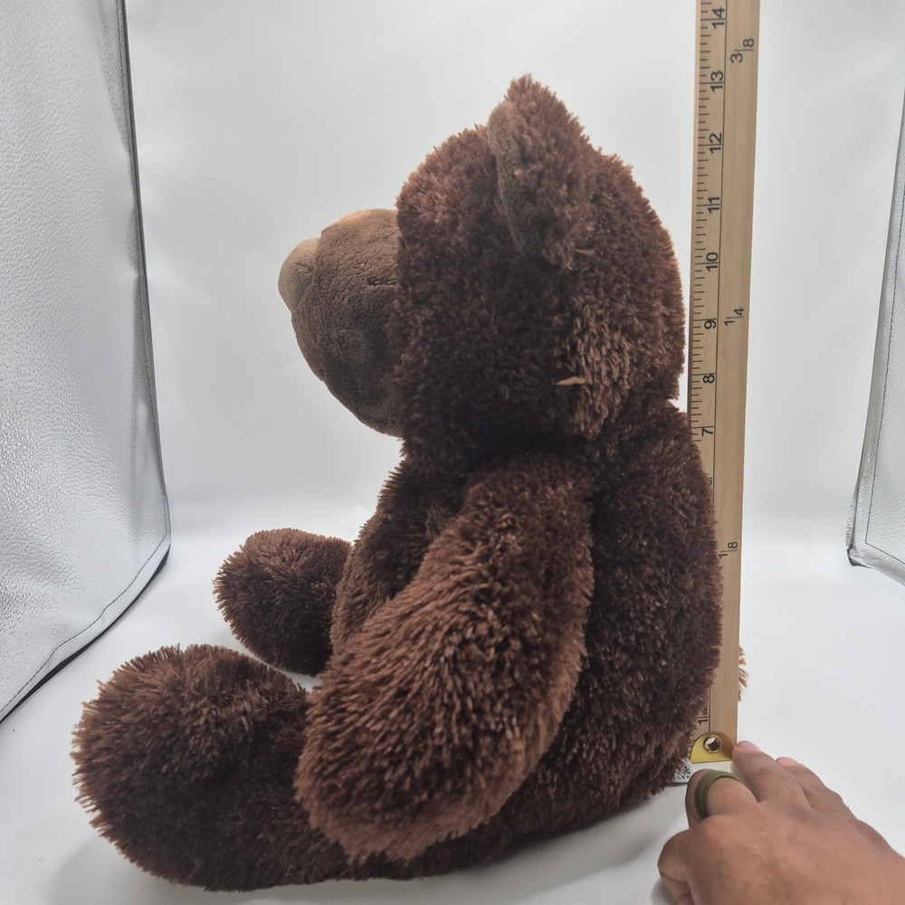 Gund Philbin Chocolate Brown Teddy Bear Plush Stuffed Animal 13 inch 6071439 - Picture 5 of 8